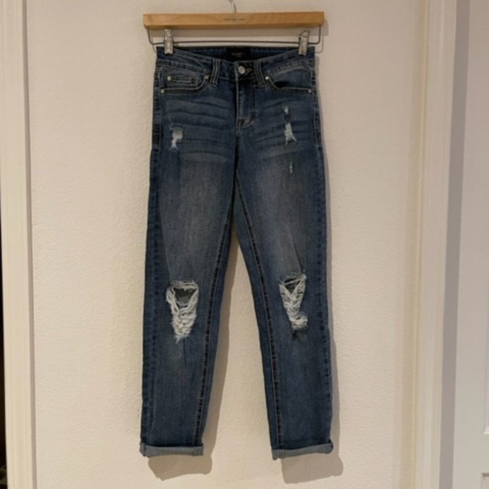 Celebrity Pink Distressed Jeans